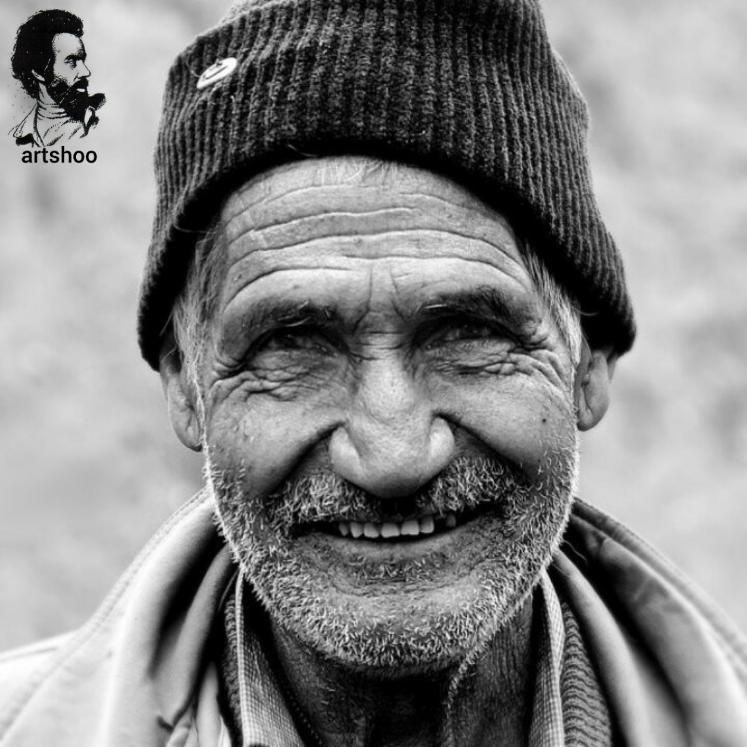 مدل پرتره سیاه قلم